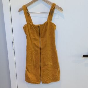 Forever 21 Mustard Mini Dress